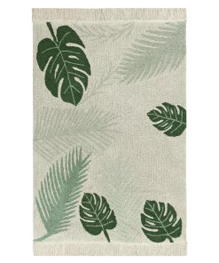 alfombra tropical verde lorena canals