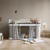 loft bajo blanco/abedul Oliver Furniture Litera