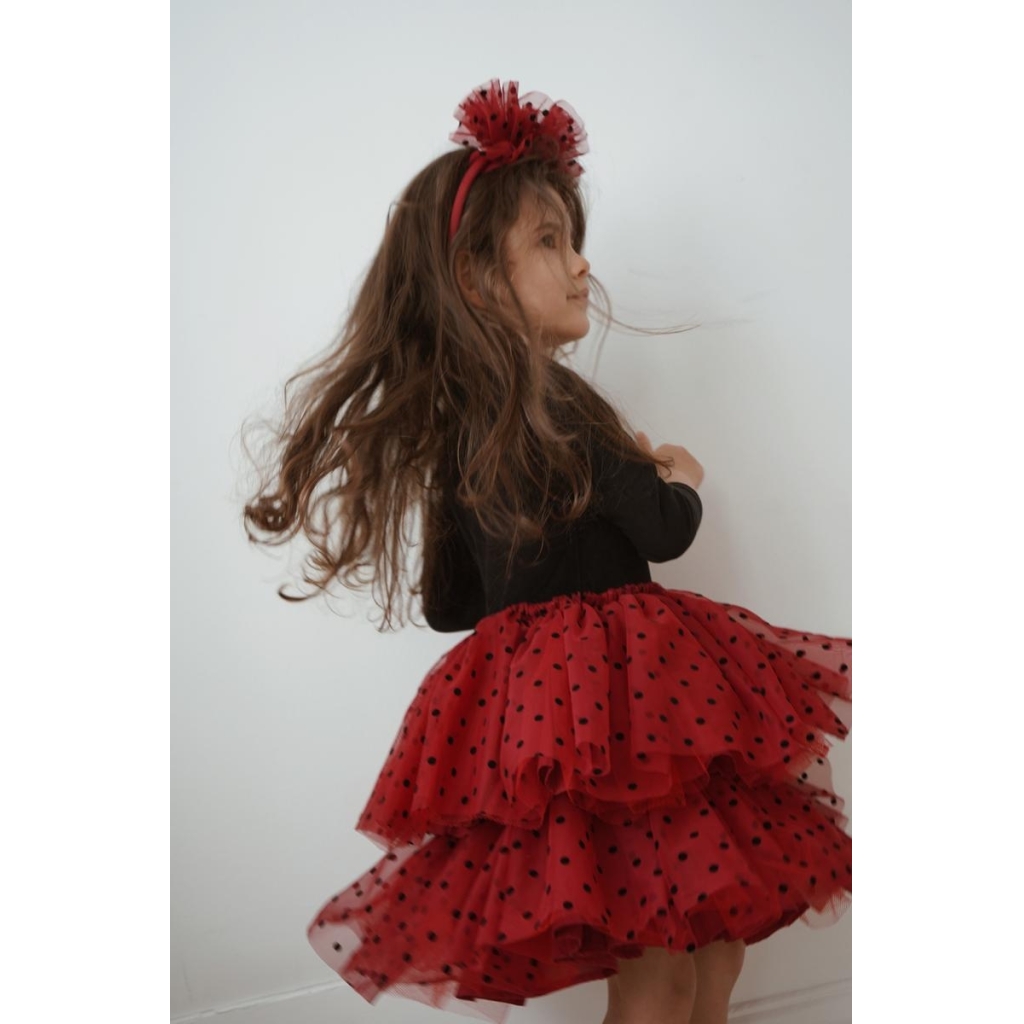 Falda flamenca niña modelo fiona lunares