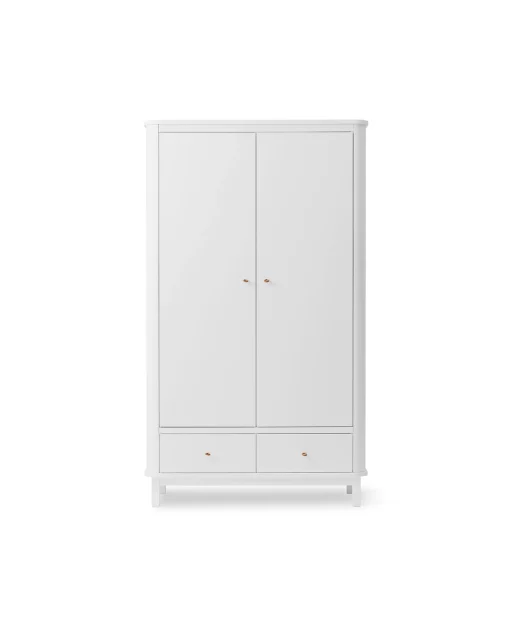 armario blanco de dos puertas de oliver furniture