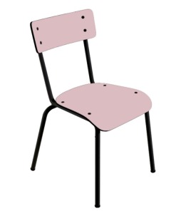 silla escritorio adulto rosa