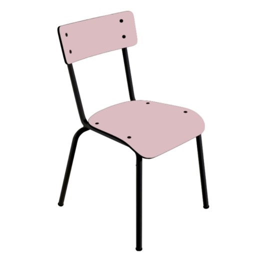 silla escritorio adulto rosa