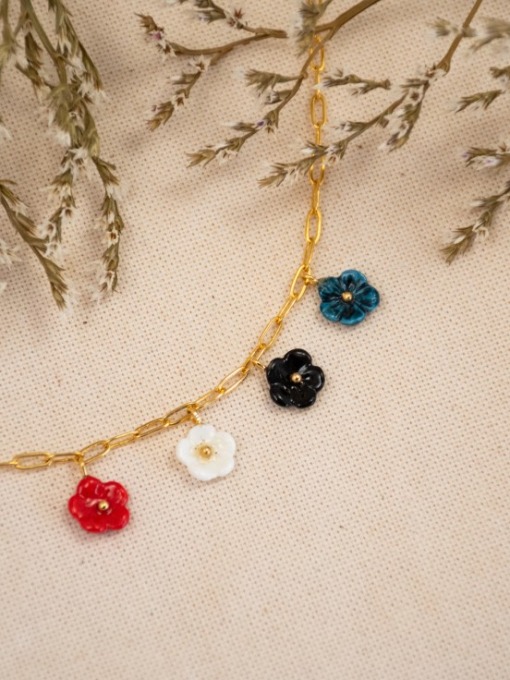 collar mini flores nach necklace