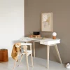 escritorio 72cm y silla wood original de oliver furniture