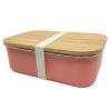 tartera fiambrera lunchbox rosa